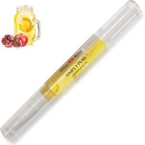 Bliss Kiss | 1 Crisp Fragrance | Nail Oil Cuticle Pen w/Vitamin E & Jojoba⏤Nail Strengthener Nail Growth Treatment for Brittle Peeling Breaking Thin Nails